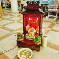 Ban thần tài mái chùa 36 đẹp Màu Óc Chó Ban thần tài mái chùa 36 đẹp Màu Óc Chó